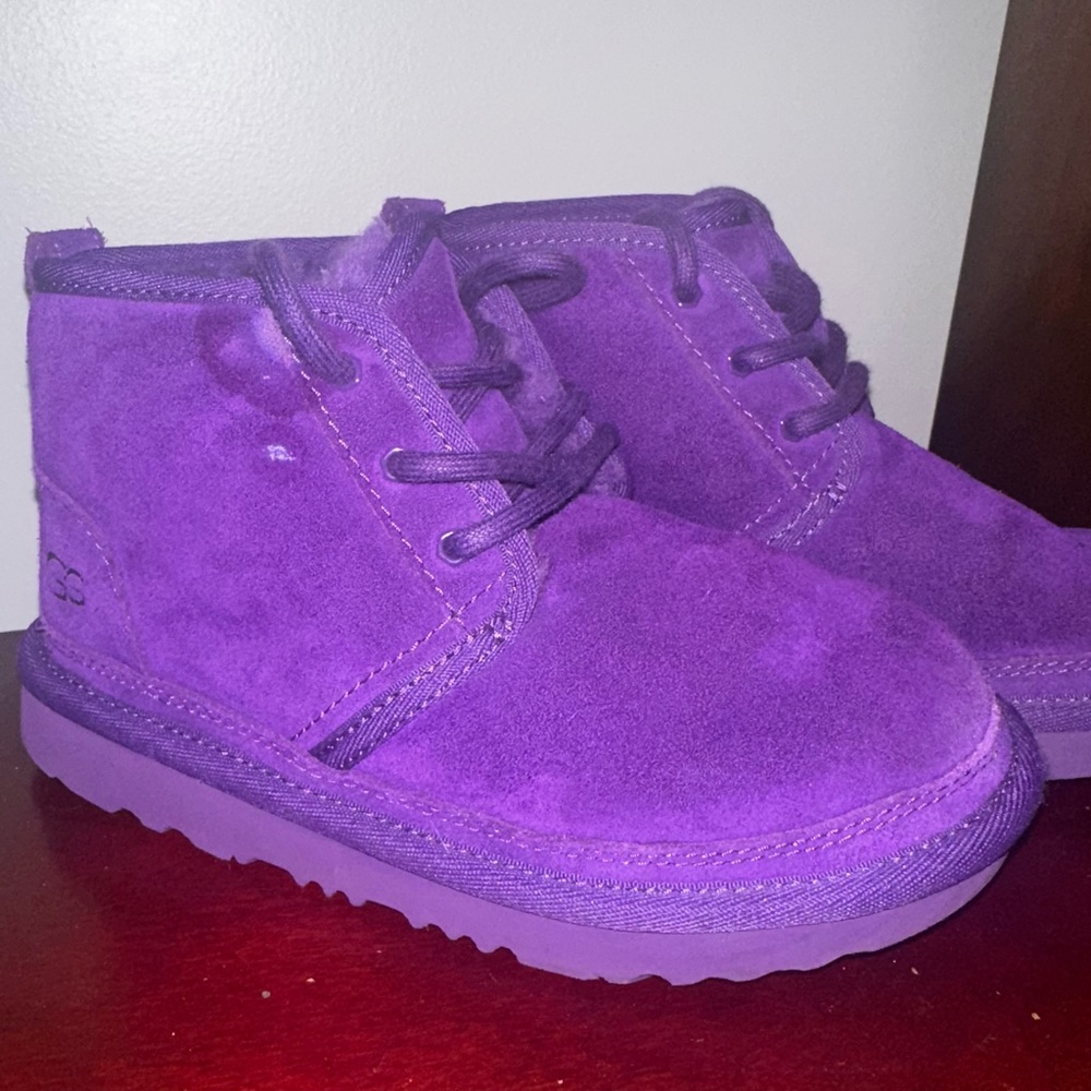 UGG Purple Suede Boots